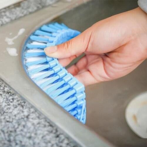 Kitchen Stove Cleaning Brush Flexible Pool Brush Bathtub Dead Without Floor Corner Bathroom Tile Brush Brush Y8U9