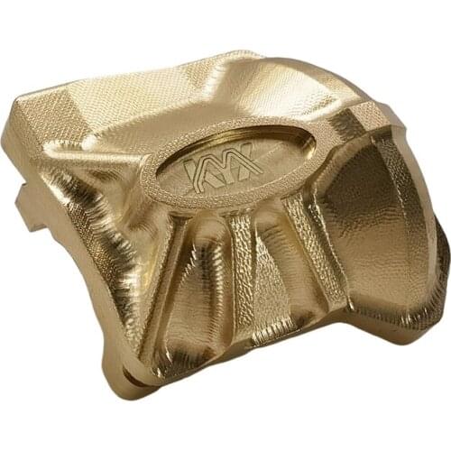 KYX Racing CNC Machined Brass Differential Cover Upgrades Parts Accessories for RC Crawler Car Traxxas TRX4 2021 Ford Bronco