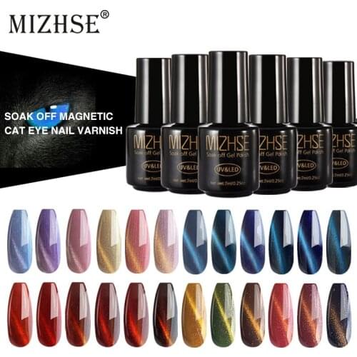 MIZHSE 7ml 3D 5D Nail Gel Cat Eye Gel Polish Nail Supplies For Professionals Soak Off Uv Gel Nail Polish For Nails Beauty