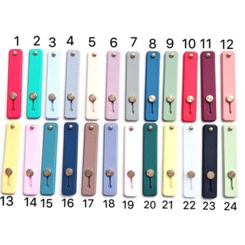 Multicolor Finger Ring Holder Silicon Phone Hand Band Holder Wristband Strap Push Pull Grip For IPhone Xiaomi Support Wholesale