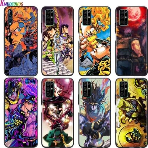 Soft Black Cover JoJos Bizarre Adventure Anime For Honor 30 30S V30 V20 9N 9S 9A 9C 20S 20E X10 20 7C Lite Pro Plus Phone Case