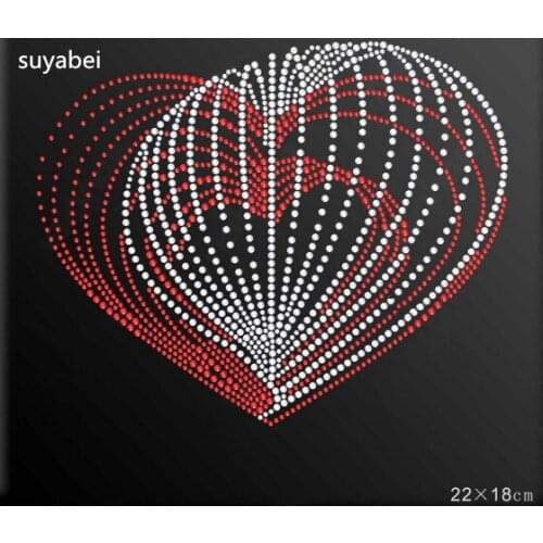 2pc/lot Neckline flower sticker iron on rhinestone transfer designs hot fix rhinestone transfer motifs patches for sweater