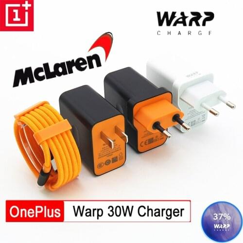 Original Oneplus charger 30W 7t pro Mclaren Warp charger USB Dash power Adapter Type c cable For oneplus 8 7 Pro 6 6t 5 5t 3 3t