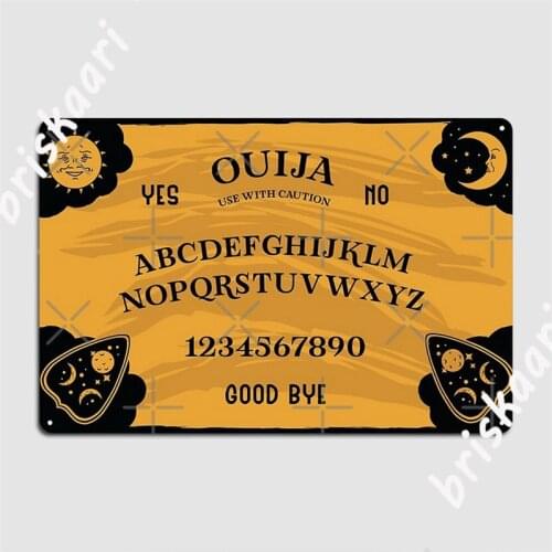 Ouija Board Metal Signs Cinema Garage Cave pub Design Wall Decor Tin sign Posters