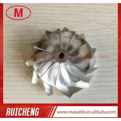 RHF5 52.56/68.00mm 11+0 blades turbo aluminum 2024/Billet/milling compressor wheel