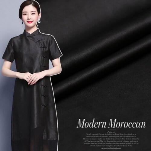 19 m m silk crepe satin fabric black silk fabric soft dress fabric summer shirt clothing cloth wholesale fabric silk cloth