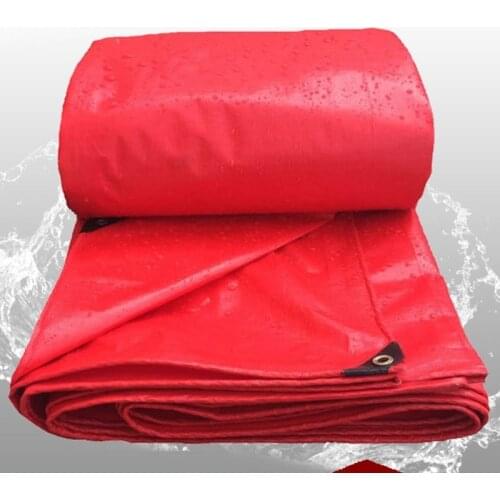 Thick 0.23mm China Red Rainproof Cloth Waterproof Tarpaulin Garden Canvas Outdoor Awning Sunshade Cloth Succulent Plants Cover