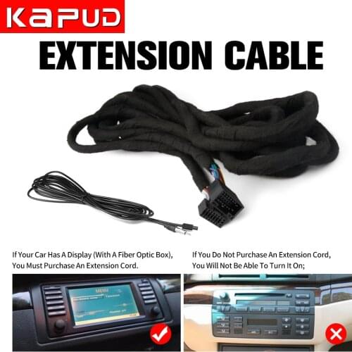 6M Extension Cable For BMW Series Optical Fiber Amplifier (Only Fit Kapud Car DVD Navigation GPS)