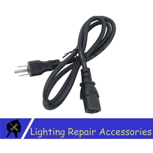 1.2m 3 Pin Round Power Line Cables US Plug Power Cable Power cord For Led Par Light United States Japan Mexico Plug