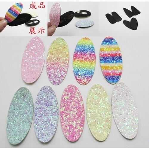 20pcs 6*2.6cm Childrens three-pointed fruit sugar Snap Clips covers applique - perfect for fine hair clips free shipping