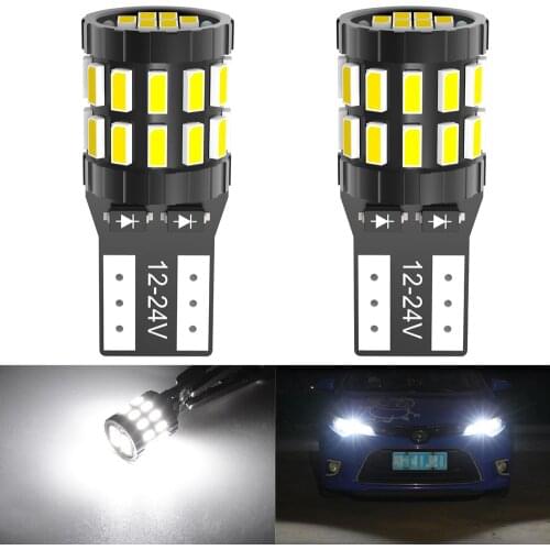 2x T10 LED 168 2825 Canbus Bulb for Toyota C-HR Corolla Rav4 Yaris Avensis Camry CHR Car Interior Light License Plate Trunk Lamp