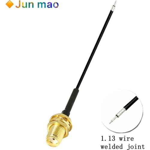 5P SMA External Screw Inner Hole SMA Female Connector 10cm 20cm RG178 Pigtail Cable SMA to 1.13 line welding head WiFi Cable Hot
