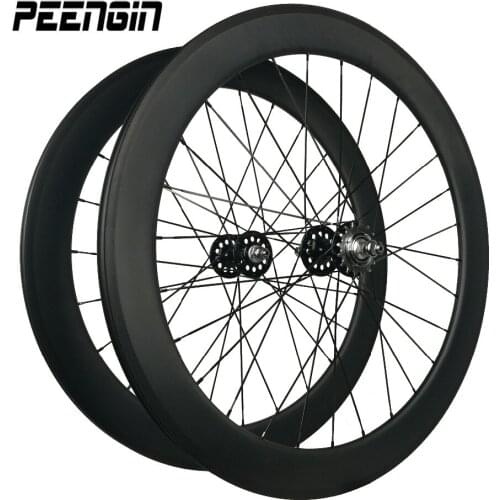 700C full carbon fiber U Shape 25mm wide 60mm clincher track bicycling wheels with firm paper packages lower shipping freights