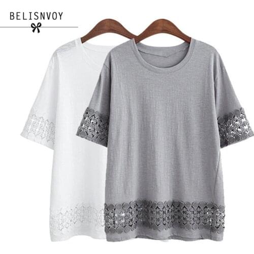 BELISNVOY Womens Summer T-shirts