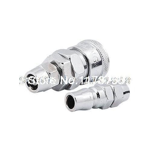 Air Coupler Quick Connector Silver Tone SP20 PP20 Tool