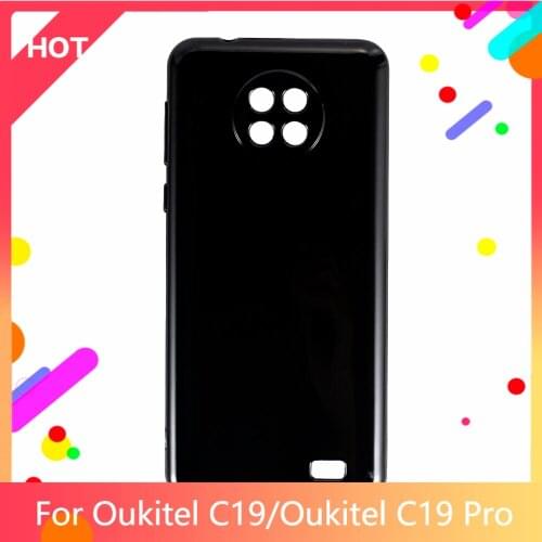 C19 Case Matte Soft Silicone TPU Back Cover For Oukitel C19 Pro Phone Case Slim shockproof