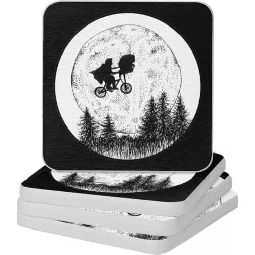 E.T Natural Diatomite Square Round Coaster MildewProof Cup Bonsai Mat Soap Toothbrush Pad Diameter 10cm