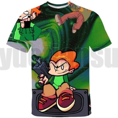 3D Friday Night Funkin T-shirts teenagers Unisex T-shirt Kids Casual Tops Tees Game Fashion Harajuku Street wear kids Clothes