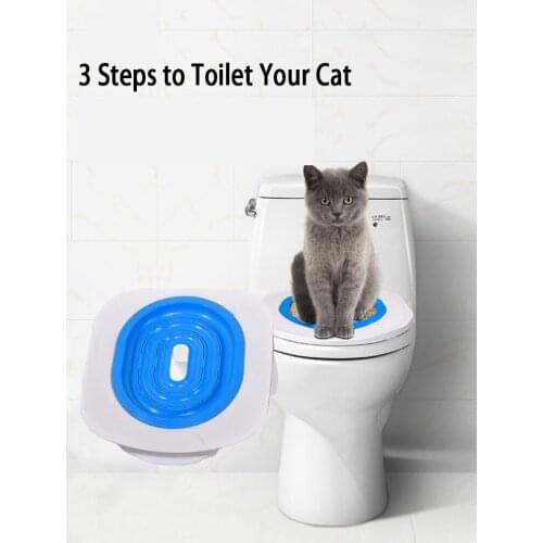 Cat Toilet Trainer Kitty Go To The Toilet Pedestal Pan Cat Training Artifact Cat Toilet Trainer Train Cat Goes To The Toilet