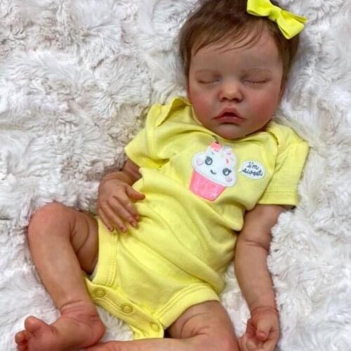 18 inch reborn Doll silicone baby newborn twins real bebe reborn doll toys for children gift