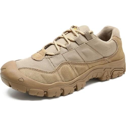 New Outdoor Men Hiking Shoes Waterproof Breathable Tactical Combat Army Boots Desert Training Sneakers Anti-Slip Trekking Shoes