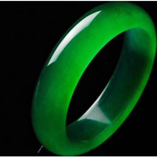 Una pulsera de jade natural de cuarzo jade jaspe jade verde 60 --- 62mm