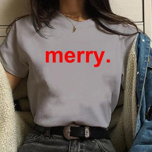 Merry New Women T-shirts Casual Harajuku Tops Tee Summer Female T shirt Short Sleeve T shirt TX00340