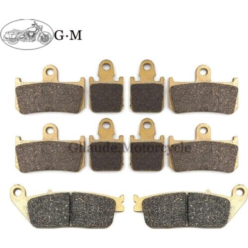Motorcycle Front / Rear Brake Pads For YAMAHA MT01 MT-01 (6 piston radial caliper) 2007 2008 2009 2010 2011 2012 2013 2014-2016