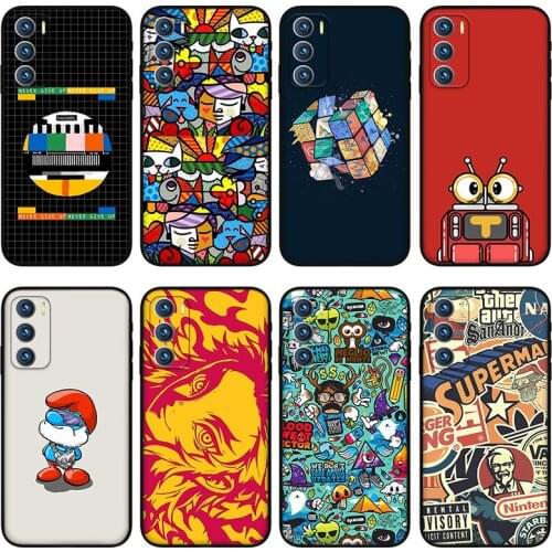 Funny pattern phone case for oppo Reno 4 6 pro Puls Z Silicone case for oppo realme GT Q3 Q2 GTneo X7 X50 pro