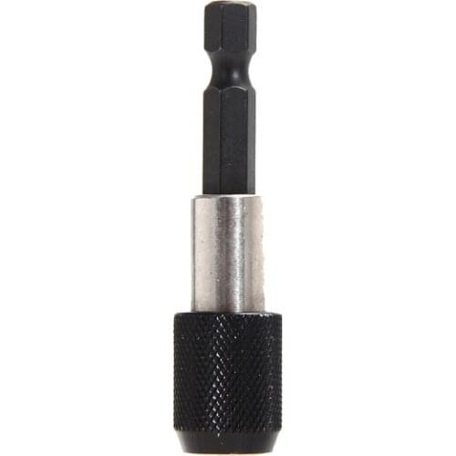 60mm Drill Chuck Adapter Impact 1/4" Drive Shank Quick Change Bit Drill Chuck Hex Shank Chrome Vanadium Steel