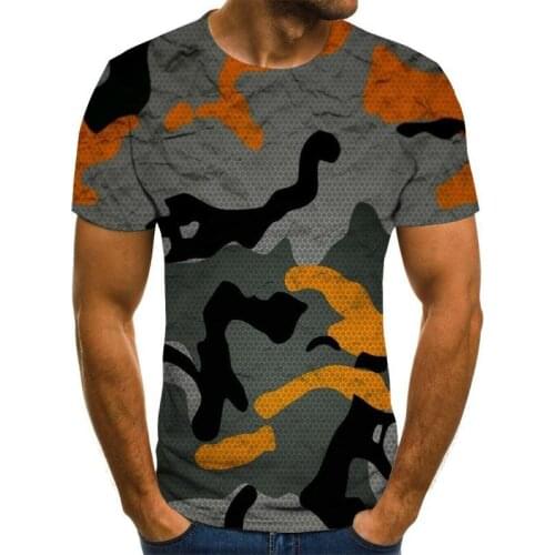 Blue Gray Red camouflage Clothing 3d Printed Tshirt Men Women Short Sleeve T-shirt Brand Top t- shirt Funny Tees Large size 6xl