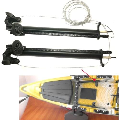 1Set Aluminum Foot Braces Pedal Pegs Pilot Controlling Steering System With Cable Footrest Accessories