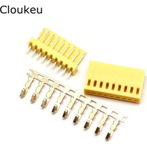 20Sets KF2510 12P Straight pin Connecting terminal KF 2.54mm 12Pin Connector Plug+Socket+Metal reed