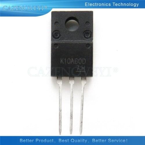 5pcs/lot K10A60D K10A60D5 TK10A60D 10A 600V TO-220F In Stock
