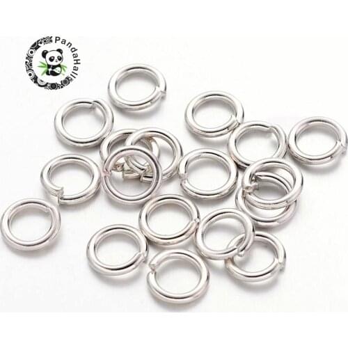 90pcs JumpRings Close but Unsoldered Brass Nickel Free 6X1mm