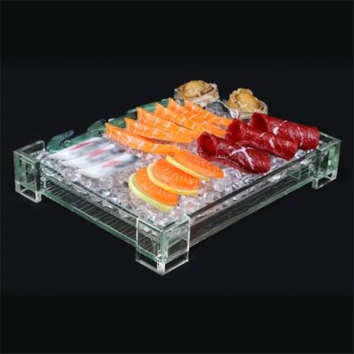 Acrylic Fruit Plate Highly Transparent Snack Food Tray Party Festival Cake Rack Accessory sushi plate Japanese Korean plate