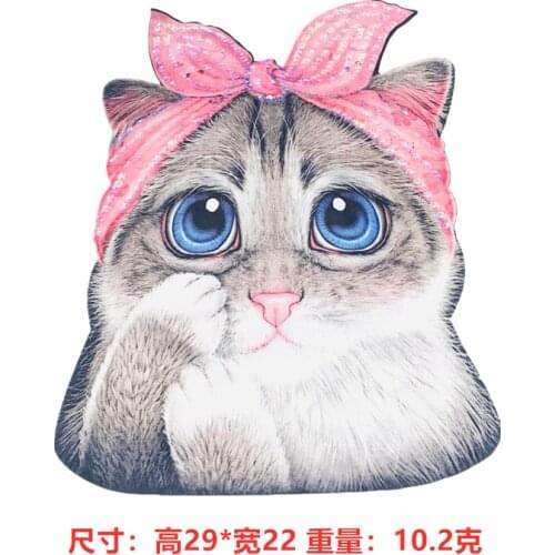 Clothing Accessory Cartoon Pig Sequins Embroidery Digital Printing Patch Applique DIY Sewing Decorative Pig Printing Patches