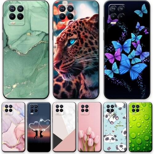 For Realme 8 Case 4G Phone Bag on OPPO Realme 8 Pro TPU Fashion Case For OPPO Realme 8 Soft Silicone Cover For Realme 8 Pro Capa