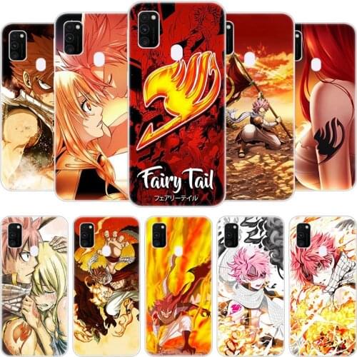 Anime Manga Fairy Tail Soft Case for Samsung Galaxy F41 M01 Core M02S M12 M21S M30S M31S M42 M51 M62 A6 A7 A8 Plus 2018 Cover
