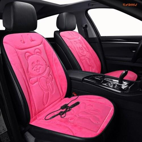 KAHOOL 12V Heated car seat cover for Isuzu all models D-MAX mu-X Winter Pad Cushions car styling front car seats