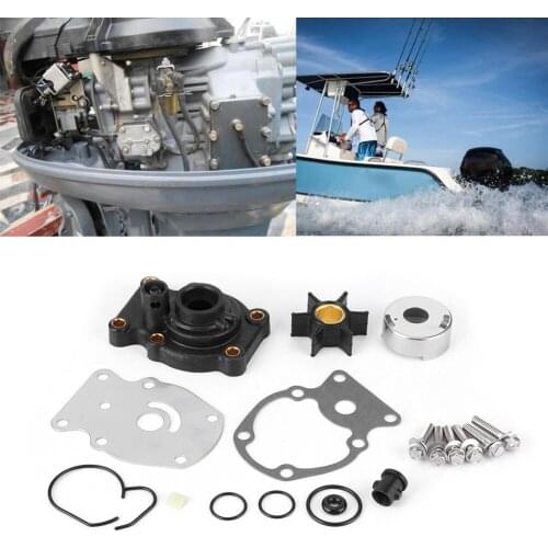 Water Pump Impeller Repair Kit Fit for Johnson Evinrude OMC Outboard 393630 Oxygen Electric Pump Rubber + Stainless Steel +Nylon