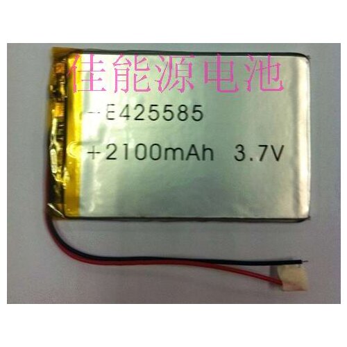 3.7V polymer lithium battery 425585 2100MAH GPS handheld mobile power eBook Rechargeable Li-ion Cell