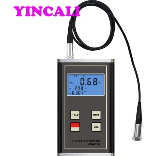 Multifunctional Digital Vibration Meter Tester VM-6370 Vibrometer Moving Machinery Imbalance and Deflecting Tester VM6370