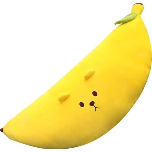 Soft Lovely Banana Plush Toys Cartoon Stuffed Cartoon Banana Pillow For Kids Baby Hug Doll Sleep Pillow Home Decor Toy