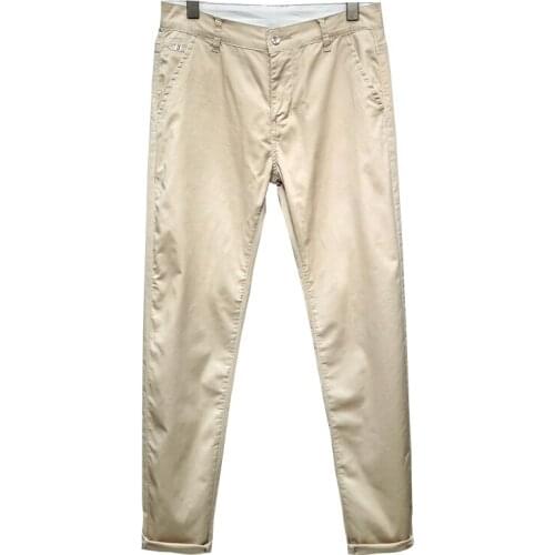 7 Colors 2021 New Spring and Summer Mens Slim Casual Pants Fashion Business Cotton Brand Thin Trousers Classic Style Khaki Blue