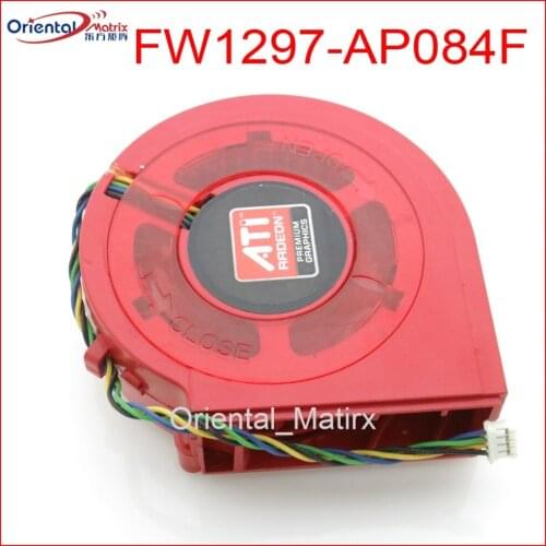 Free Shipping MT3-10246 FW1297-AP084F 2.0A 12V For ATI R600XT HD2900XT Graphics Card Cooler Cooling Fan 4Pin 4Wire