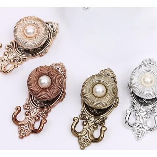 Home Decoration Tassel Curtain Tieback Curtain Holdback Wall Tie Back Hooks Hanger Curtain Accessories Buckle