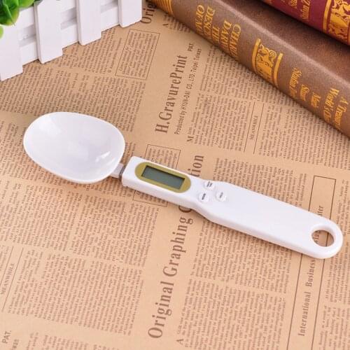Portable 500g/0.1g Precise Digital Kitchen Measuring Cup Spoons Electronic Spoon Weight Volumn Food LCD Display Food Scale Scoop