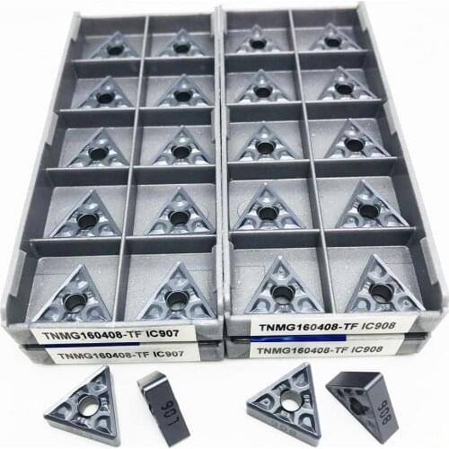 TNMG160408 TF IC907 TNMG160408 TF IC908 External turning tool carbide insert TNMG 160408 Lathe tool parts cutting insert