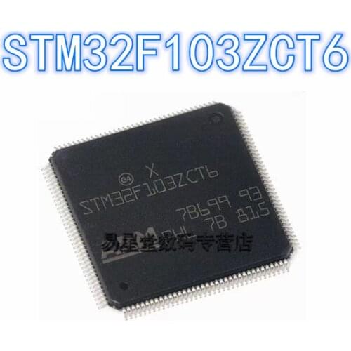 1PCS 100% new original authentic STM32F103ZCT6 QFP-144 32F103ZCT6 QFP144 32-bit microcontroller chip